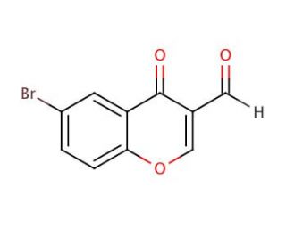 6-Bromo-3-formylchromone (CAS 52817-12-6) - chemical structure image