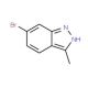 6-Bromo-3-methyl-1H-indazole (CAS 7746-27-2) - chemical structure image