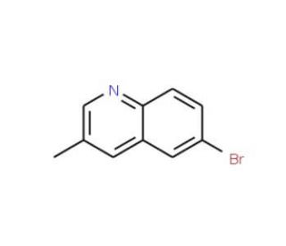 6-Bromo-3-methylquinoline (CAS 97041-63-9) - chemical structure image