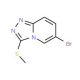6-Bromo-3-(methylthio)-[1,2,4]triazolo[4,3-a]pyridine (CAS 941294-56-0) - chemical structure image