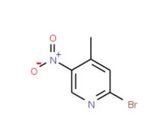 6-Bromo-3-nitro-4-picoline (CAS 23056-47-5) - chemical structure image