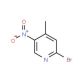 6-Bromo-3-nitro-4-picoline (CAS 23056-47-5) - chemical structure image