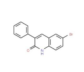 6-Bromo-3-phenyl-2-quinolinol (CAS 110486-57-2) - chemical structure image