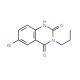 6-Bromo-3-propyl-2,4(1H,3H)-quinazolinedione - chemical structure image