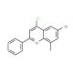6-Bromo-4-chloro-8-methyl-2-phenylquinoline (CAS 1155601-60-7) - chemical structure image