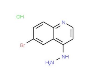 6-Bromo-4-hydrazinoquinoline hydrochloride (CAS 1171943-39-7) - chemical structure image