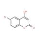 6-Bromo-4-hydroxycoumarin (CAS 4139-61-1) - chemical structure image