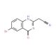 (6-bromo-4-oxo-3,4-dihydroquinazolin-2-yl)acetonitrile - chemical structure image