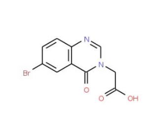 (6-bromo-4-oxoquinazolin-3(4H)-yl)acetic acid - chemical structure image