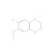 6-bromo-7-(chloromethyl)-2,3-dihydro-1,4-benzodioxine - chemical structure image