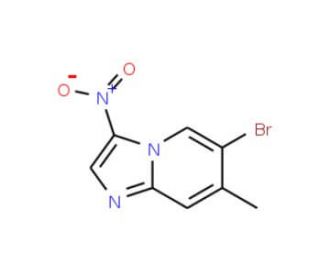 6-Bromo-7-methyl-3-nitroimidazo[1,2-a]pyridine (CAS 1072944-64-9) - chemical structure image