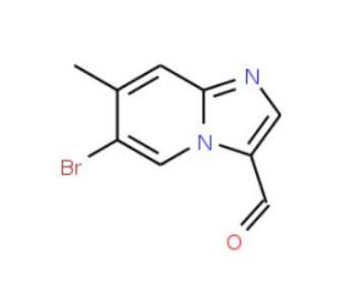 6-Bromo-7-methylimidazo[1,2-a]pyridine-3-carbaldehyde (CAS 1072944-75-2) - chemical structure image