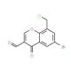 6-Bromo-8-chloromethyl-4-oxo-4H-chromene-3-carbaldehyde - chemical structure image