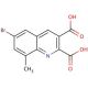 Estructura molecular de 6-Bromo-8-methylquinoline-2,3-dicarboxylic acid, Número CAS: 1189106-31-7 6-Bromo-8-methylquinoline-2,3-dicarboxylic acid (CAS 1189106-31-7) - chemical structure image