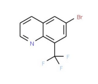 6-Bromo-8-trifluoromethylquinoline (CAS 1065074-30-7) - chemical structure image