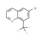 6-Bromo-8-trifluoromethylquinoline (CAS 1065074-30-7) - chemical structure image