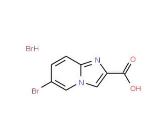 6-Bromo-imidazo[1,2-a]pyridine-2-carboxylic acid hydrobromide - chemical structure image