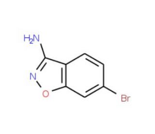 6-Bromobenzo[d]isoxazol-3-ylamine (CAS 177995-39-0) - chemical structure image