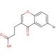 6-Bromochromone-3-propionic acid (CAS 870703-98-3) - chemical structure image
