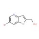 (6-Bromofuro[3,2-b]pyridin-2-yl)methanol (CAS 1131335-66-4) - chemical structure image