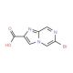 6-Bromoimidazo[1,2-a]pyrazine-2-carboxylic acid (CAS 1000018-56-3) - chemical structure image
