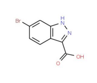 6-Bromoindazole-3-carboxylic acid (CAS 660823-36-9) - chemical structure image
