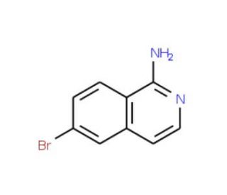 6-Bromoisoquinolin-1-amine (CAS 215453-26-2) - chemical structure image