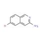 6-Bromoisoquinolin-3-amine (CAS 891785-28-7) - chemical structure image