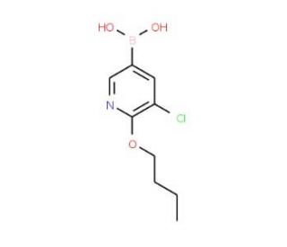 6-Butoxy-5-chloropyridine-3-boronic acid (CAS 1150114-71-8) - chemical structure image