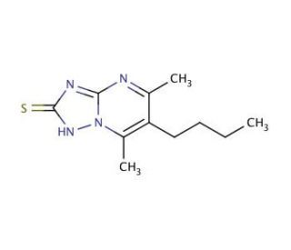 6-butyl-5,7-dimethyl-[1,2,4]triazolo[1,5-a]pyrimidine-2-thiol - chemical structure image