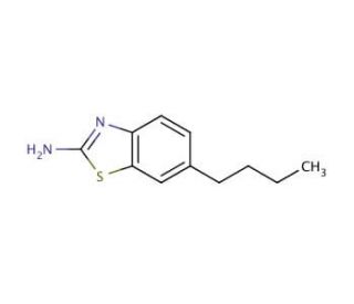 6-Butyl-benzothiazol-2-ylamine - chemical structure image
