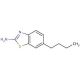 6-Butyl-benzothiazol-2-ylamine - chemical structure image