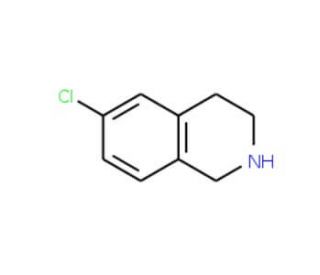 6-Chloro-1,2,3,4-tetrahydroisoquinoline (CAS 33537-99-4) - chemical structure image