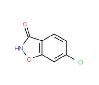 6-Chloro-1,2-benzisoxazol-3-ol (CAS 61977-29-5) - chemical structure image