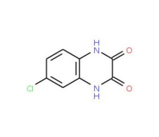 6-Chloro-1,4-dihydro-2,3-quinoxalinedione (CAS 169-14-2) - chemical structure image
