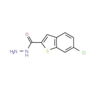 6-Chloro-1-benzothiophene-2-carbohydrazide - chemical structure image