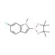 6-Chloro-1-methylindole-2-boronic acid, pinacol ester (CAS 1073353-82-8) - chemical structure image