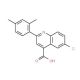 6-Chloro-2-(2,4-dimethylphenyl)quinoline-4-carboxylic acid - chemical structure image