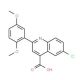 6-Chloro-2-(2,5-dimethoxyphenyl)quinoline-4-carboxylic acid - chemical structure image