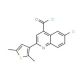 6-chloro-2-(2,5-dimethyl-3-thienyl)quinoline-4-carbonyl chloride - chemical structure image