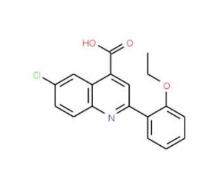 6-Chloro-2-(2-ethoxyphenyl)quinoline-4-carboxylic acid - chemical structure image