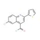 6-chloro-2-(2-thienyl)quinoline-4-carbonyl chloride - chemical structure image