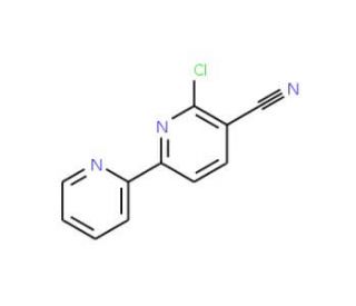 6-Chloro-2,2&prime;-bipyridine-5-carbonitrile - chemical structure image