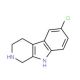 6-Chloro-2,3,4,9-tetrahydro-1H-beta-carboline (CAS 23046-68-6) - chemical structure image