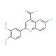 6-chloro-2-(3,4-dimethoxyphenyl)quinoline-4-carbonyl chloride - chemical structure image