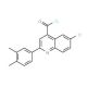 6-chloro-2-(3,4-dimethylphenyl)quinoline-4-carbonyl chloride - chemical structure image