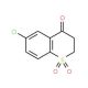 6-chloro-2,3-dihydro-4H-thiochromen-4-one 1,1-dioxide (CAS 90396-06-8) - chemical structure image