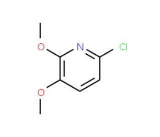 6-Chloro-2,3-dimethoxypyridine (CAS 1087659-30-0) - chemical structure image
