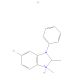 6-Chloro-2,3-dimethyl-1-phenyl-1H-benzo[d]imidazol-3-ium Chloride (CAS 75524-10-6) - chemical structure image