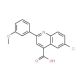 6-Chloro-2-(3-methoxyphenyl)quinoline-4-carboxylic acid - chemical structure image